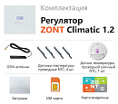 ZONT Climatic 1.2 Погодозависимый автоматический GSM / Wi-Fi регулятор (1 ГВС + 2 прямых/смесительных) с доставкой в Артём